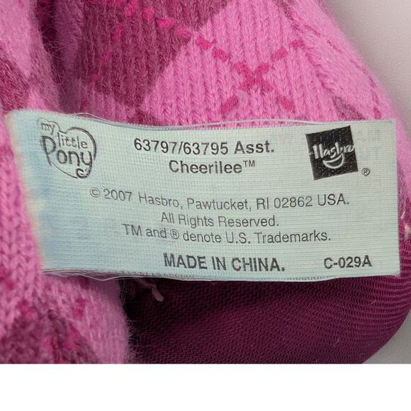 2 MLP soft plush Cheerilee 2007 & Sparkle Rarity 2017 unicorn my little pony - Picture 12 of 15